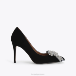Kurt Geiger 女性 ロンドン・ベルグラビアの弓 D60X6344 黒 |履物
