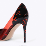 Kurt Geiger 女性 ロンドン・ベルグラビア・ビニール D60X6664 黒赤 |履物 - Image 4