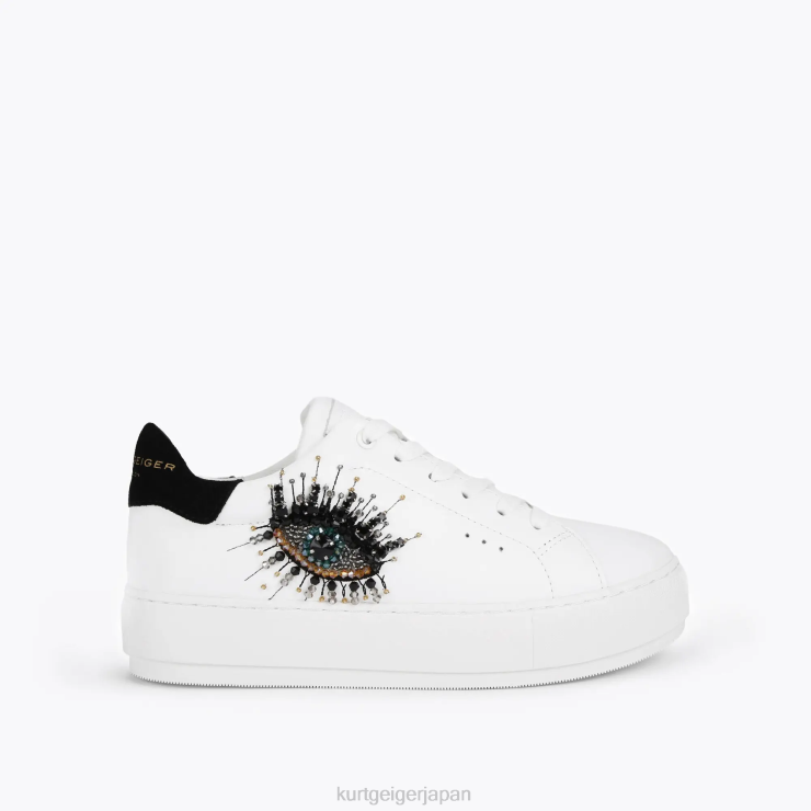 kurt_geiger_e5a5b3e680a7_e383ade383b3e38389e383b3e383bbe383ace382a4e3838be383bce383bbe382a2e382a4_d60x6302_e799bd_e5b1a5e789a9.png Kurt Geiger 女性 ロンドン・レイニー・アイ D60X6302 白 |履物 - Image 1