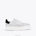 Kurt Geiger 女性 ロンドン・レイニー・クリスタル D60X6300 白 |履物