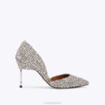Kurt Geiger 女性 ロンドン債券 90 D60X6421 シルバーの組み合わせ |履物