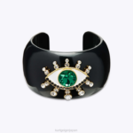 Kurt Geiger 女性 ロンドン樹脂邪眼バングル D60X6579 黒 |アクセサリー
