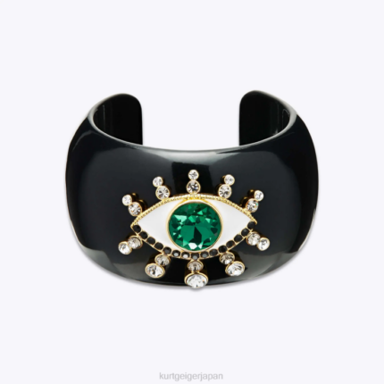 Kurt Geiger 女性 ロンドン樹脂邪眼バングル D60X6579 黒 |アクセサリー