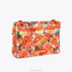 Kurt Geiger 女性 ロンドン生地 ミニケンジントン D60X613 オレンジ |バッグ - Image 4