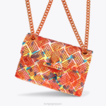 Kurt Geiger 女性 ロンドン生地 ミニケンジントン D60X613 オレンジ |バッグ - Image 6