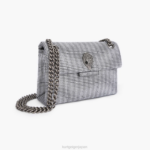 Kurt Geiger 女性 ロンドン生地 ミニケンジントン D60X635 銀 |バッグ - Image 3