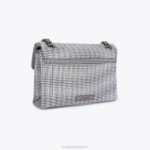 Kurt Geiger 女性 ロンドン生地 ミニケンジントン D60X635 銀 |バッグ - Image 4