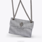 Kurt Geiger 女性 ロンドン生地 ミニケンジントン D60X635 銀 |バッグ - Image 6