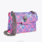 Kurt Geiger 女性 ロンドン生地 ミニケンジントン D60X636 ピンクの組み合わせ |バッグ - Image 3