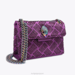 Kurt Geiger 女性 ロンドン生地 ミニケンジントン D60X637 紫 |バッグ - Image 3