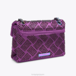 Kurt Geiger 女性 ロンドン生地 ミニケンジントン D60X637 紫 |バッグ - Image 4
