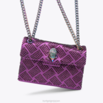 Kurt Geiger 女性 ロンドン生地 ミニケンジントン D60X637 紫 |バッグ - Image 6