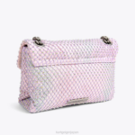 Kurt Geiger 女性 ロンドン生地 ミニケンジントン D60X638 メタルコンビネーション |バッグ - Image 4