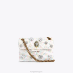 Kurt Geiger 女性 ロンドン生地 ミニケンジントン D60X639 白 |バッグ
