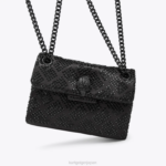 Kurt Geiger 女性 ロンドン生地 ミニケンジントン D60X640 黒 |バッグ - Image 6