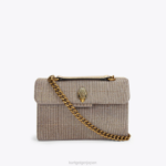 Kurt Geiger 女性 ロンドン生地のケンジントンバッグ D60X667 ベージュ |バッグ