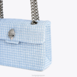 Kurt Geiger 女性 ロンドン生地のケンジントンバッグ D60X683 青白い |バッグ - Image 6