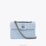 Kurt Geiger 女性 ロンドン生地のケンジントンバッグ D60X683 青白い |バッグ