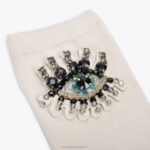 Kurt Geiger 女性 ロンドン邪眼靴下 D60X6574 骨 |アクセサリー - Image 4