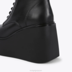 Kurt Geiger 女性 ロンドン風格のあるレースアップブーツ D60X6662 黒 |履物 - Image 5