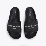 Kurt Geiger 女性 ロンドンkglプールスライダー D60X6454 黒 |履物