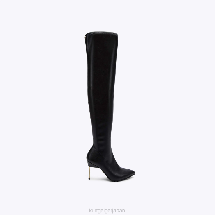 kurt_geiger_e5a5b3e680a7_e8869de381aee4b88ae381aee383ade383b3e38389e383b3e38390e383bce38393e382abe383b3_d60x6265_e9bb92_e5b1a5e7.png Kurt Geiger 女性 膝の上のロンドンバービカン D60X6265 黒 |履物 - Image 1