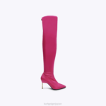 Kurt Geiger 女性 膝の上のロンドンバービカン D60X6413 フシア |履物