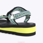 Kurt Geiger 子供たち ロンドンジュニアミニオリビア D60X6487 緑 |履物 - Image 3