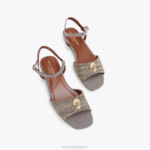 Kurt Geiger 子供たち ロンドンミニケンジントンサンダル D60X6480 金 |履物 - Image 2