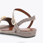 Kurt Geiger 子供たち ロンドンミニケンジントンサンダル D60X6481 金 |履物 - Image 3