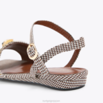 Kurt Geiger 子供たち ロンドンミニケンジントンサンダル D60X6480 金 |履物 - Image 3