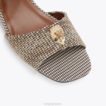 Kurt Geiger 子供たち ロンドンミニケンジントンサンダル D60X6481 金 |履物 - Image 4