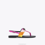 Kurt Geiger 子供たち ロンドンミニケンジントンTサンダル D60X6226 マルチ/その他 |履物