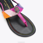 Kurt Geiger 子供たち ロンドンミニケンジントンTサンダル D60X6246 マルチ/その他 |履物 - Image 4