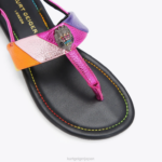 Kurt Geiger 子供たち ロンドンミニケンジントンTサンダル D60X6226 マルチ/その他 |履物 - Image 4