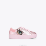 Kurt Geiger 子供たち ロンドンミニレイニーアイ D60X6482 ピンク |履物