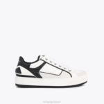 Kurt Geiger 男性 ロンドン サウスバンク D60X6593 白黒 |履物