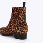 Kurt Geiger 男性 ロンドン ジン レオパード D60X6653 茶色その他 |履物 - Image 4