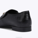 Kurt Geiger 男性 ロンドン ヒュー イーグル クロコ D60X6627 黒 |履物 - Image 3