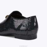 Kurt Geiger 男性 ロンドン ヒュー イーグル スパンコール D60X6633 黒緑 |履物 - Image 3