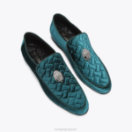 Kurt Geiger 男性 ロンドン ヒュー イーグル ヘッド D60X6625 ティール |履物 - Image 2