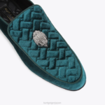 Kurt Geiger 男性 ロンドン ヒュー イーグル ヘッド D60X6625 ティール |履物 - Image 4