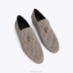 Kurt Geiger 男性 ロンドン ヒュー イーグル ヘリンボーン D60X6628 茶色 |履物 - Image 3