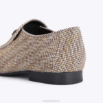 Kurt Geiger 男性 ロンドン ヒュー イーグル ヘリンボーン D60X6628 茶色 |履物 - Image 4