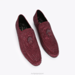 Kurt Geiger 男性 ロンドン ヒュー・イーグル ドレンチ スタッド D60X6271 ワイン |履物 - Image 3