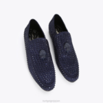 Kurt Geiger 男性 ロンドン ヒュー・イーグル ドレンチ スタッド D60X6270 海軍 |履物 - Image 3