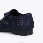 Kurt Geiger 男性 ロンドン ヒュー・イーグル ドレンチ スタッド D60X6270 海軍 |履物 - Image 4
