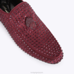 Kurt Geiger 男性 ロンドン ヒュー・イーグル ドレンチ スタッド D60X6271 ワイン |履物 - Image 6