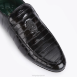 Kurt Geiger 男性 ロンドン ヒュー・イーグル パテント・ウナギ D60X6659 黒 |履物 - Image 4