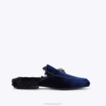 Kurt Geiger 男性 ロンドン ヒュー・ミュール 2 D60X6642 海軍 |履物